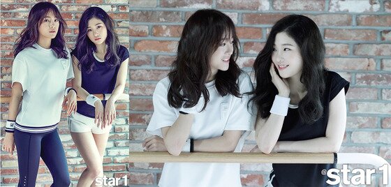 본문 이미지 - 걸그룹 아이오아이 정채연과 김세정이 화보를 통해 스포티한 매력을 과시했다. ⓒ News1star / 앳스타일