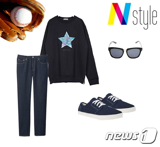 본문 이미지 - <스웻셔츠-캐쉬,힙색-이스트팩, 선글라스-고게터, 데님팬츠-유니클로, 신발-팀버랜드>ⓒ News1