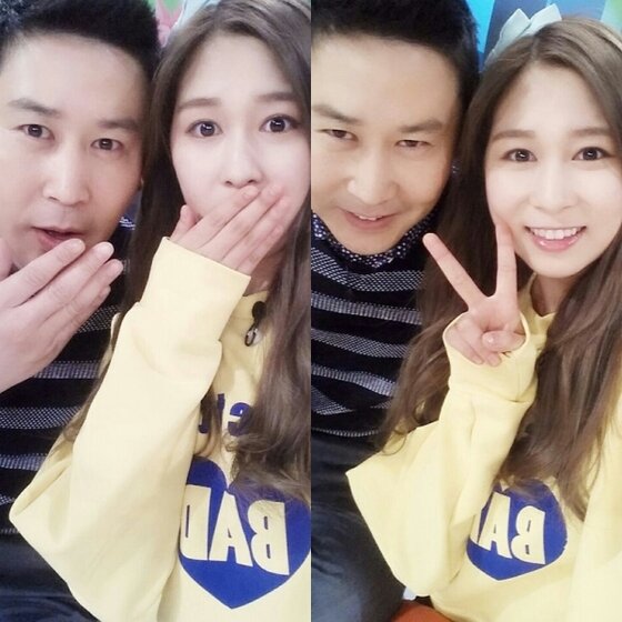 본문 이미지 - 우주소녀 다영이 신동엽과 찍은 사진을 공개했다. ⓒ News1star / 스타쉽엔터테인먼트