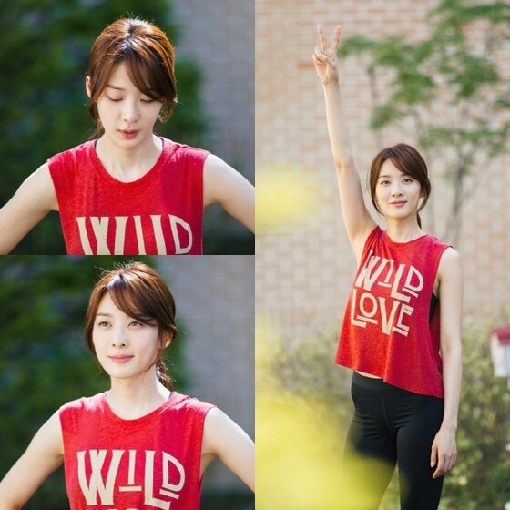 본문 이미지 - '운빨로맨스' 이청아의 섹시미와 건강미가 포착됐다. ⓒ News1star / 화이브라더스