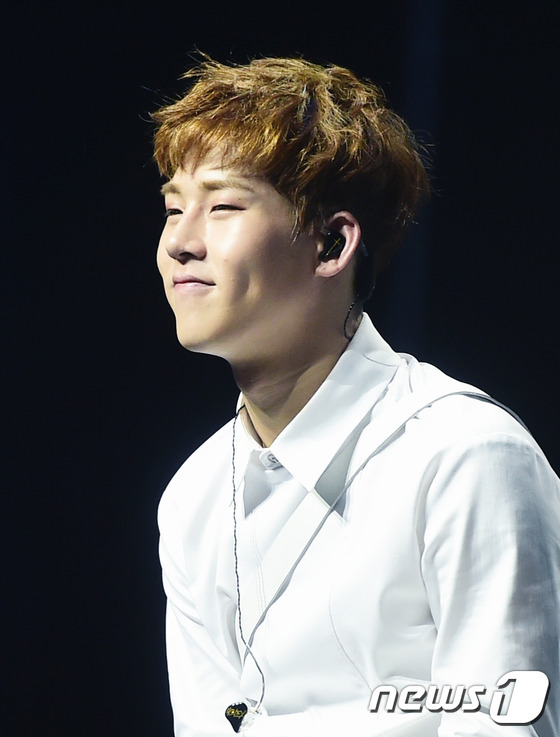 (서울=뉴스1스타) 권현진 기자 = 몬스타엑스 주헌이 18일 오후 서울 광진구 광장동 예스24 라이브홀에서 세 번째 미니앨범 '더 클랜 파트 1. 로스트(THE CLAN Part. …