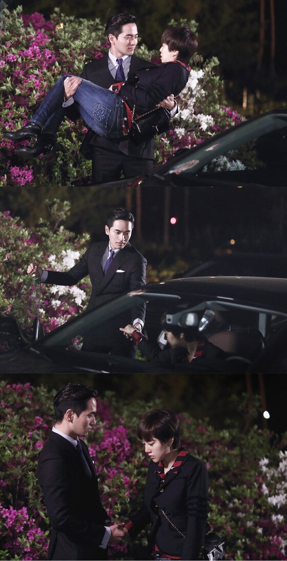 본문 이미지 - '굿바이 미스터 블랙' 이진욱과 문채원의 모습이 공개됐다. ⓒ News1star / 이김프로덕션