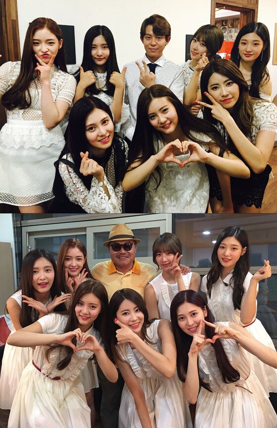 본문 이미지 - 걸그룹 다이아가 토니안, 김흥국과 깜짝 만남을 가졌다. ⓒ News1star / MBK엔터테인먼트