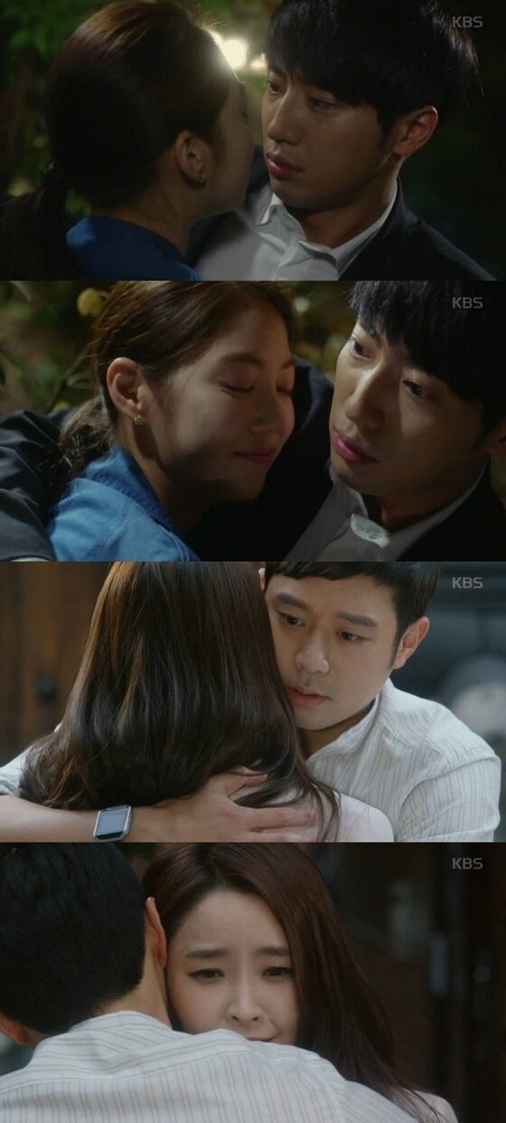 본문 이미지 - 공승연과 이상엽이 키스를 했다. ⓒ News1star / KBS2 '국수의 신' 캡처