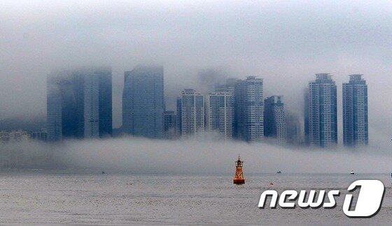 본문 이미지 - 부산 해운대구의 고층 아파트의 모습.(뉴스1 자료사진)ⓒ News1 박기범 기자