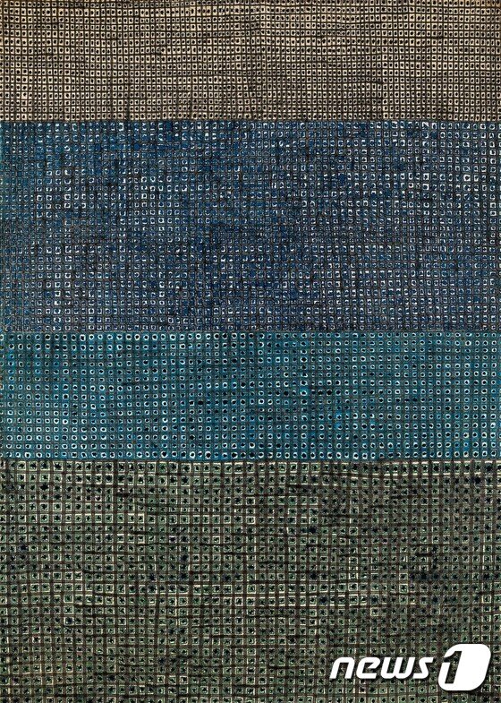 본문 이미지 - 낙찰액 3위를 차지한 김환기 '무제 3-V-71 #203' ⓒ News1