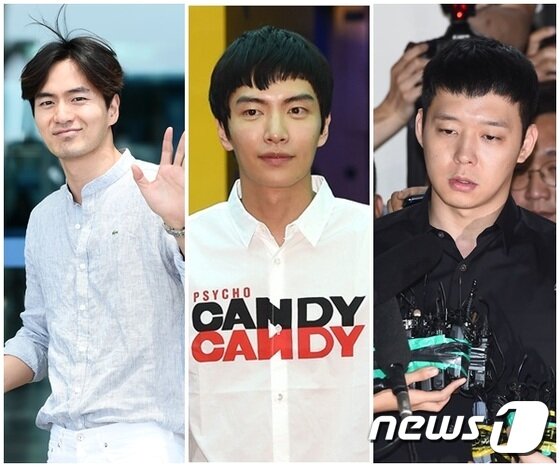 본문 이미지 - 배우 이진욱, 이민기, 박유천(왼쪽부터)이 각각 성폭행 혐의로 피소됐다. ⓒ News1star DB