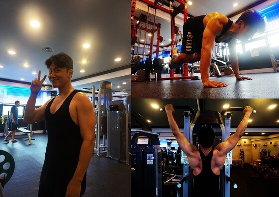 본문 이미지 - 오대환이 근육질 몸매를 과시했다. ⓒ News1star / 제이아이스토리