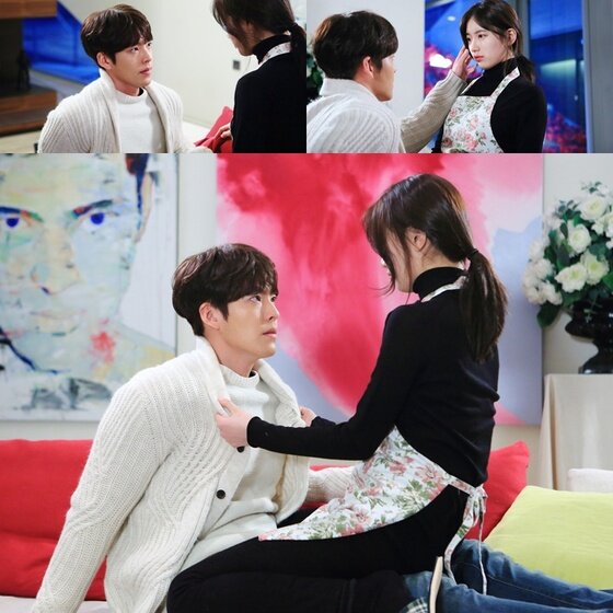 본문 이미지 - 김우빈과 배수지의 촬영 스틸이 공개됐다. ⓒ News1star / 삼화 네트웍스, IHQ