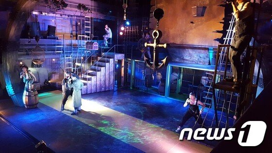 본문 이미지 - 음악극 '보물섬' 공연장면 ⓒ News1