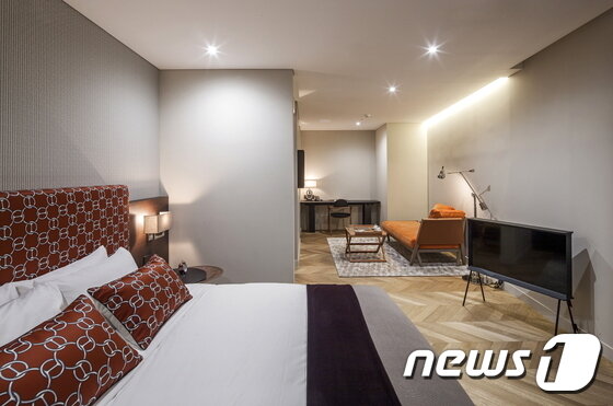 본문 이미지 - 호텔 28 명동 에르메스룸(사진제공=호텔 28)ⓒ News1