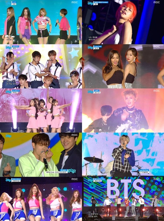 '음악중심'의 ''2016 서머 페스티벌 울산 특집'이 방송됐다. © News1star / MBC '음악중심' 캡처