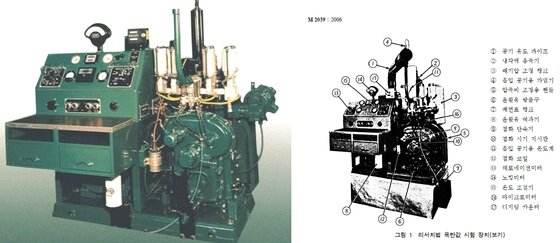 본문 이미지 - 석유관리원이 사용하는 옥탄가 측정장비와 측정 매뉴얼 캡처. ⓒ News1