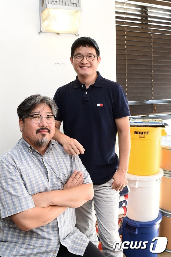 본문 이미지 - '맛있는 녀석들'은 김대웅, 이영식(오른쪽) PD가 연출을 맡고 있다. ⓒ News1star / 고아라 기자