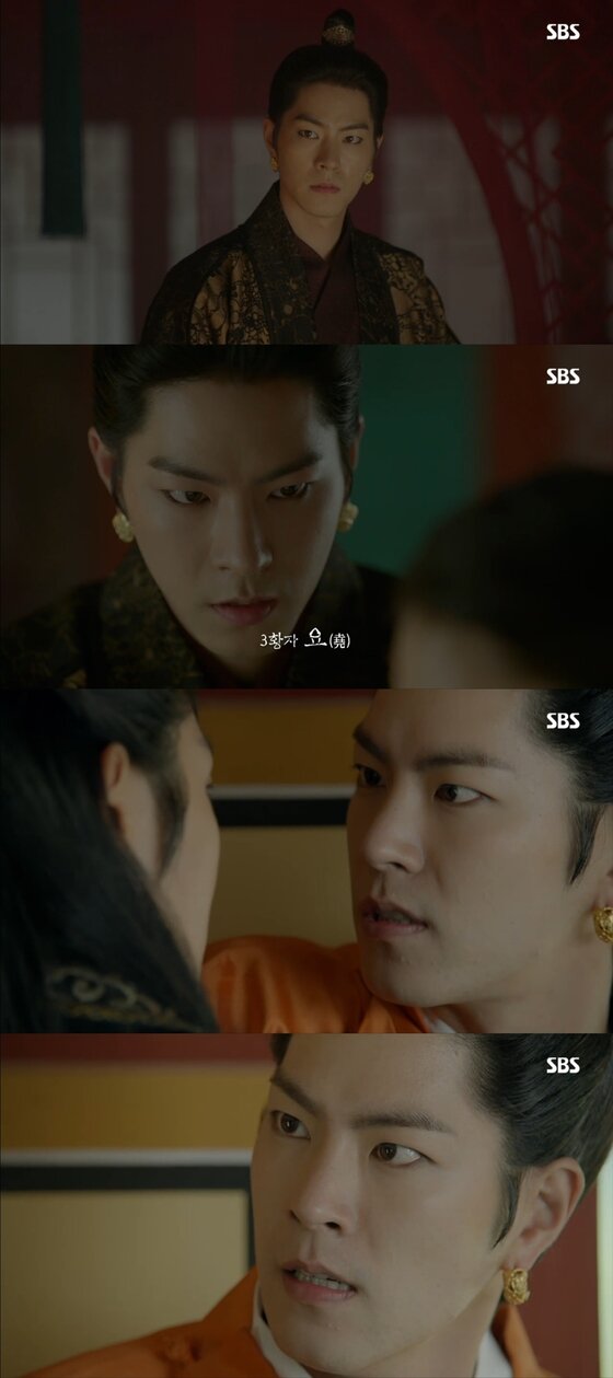 본문 이미지 - SBS 월화드라마 ‘달의 연인-보보경심 려’에 출연 중인 홍종현이 악역의 새 역사를 써내려가고 있다. ⓒ News1star / 방송 캡처