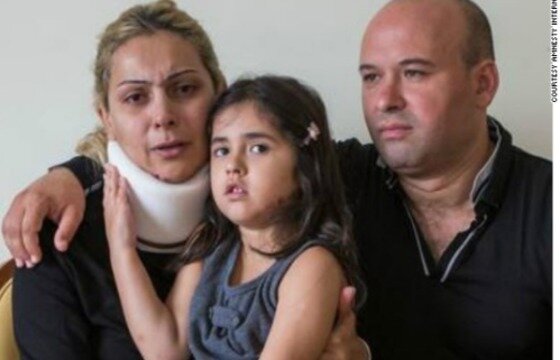 본문 이미지 - 시리아 난민 소녀 라야(8). (출처 : CNN·UNHCR)