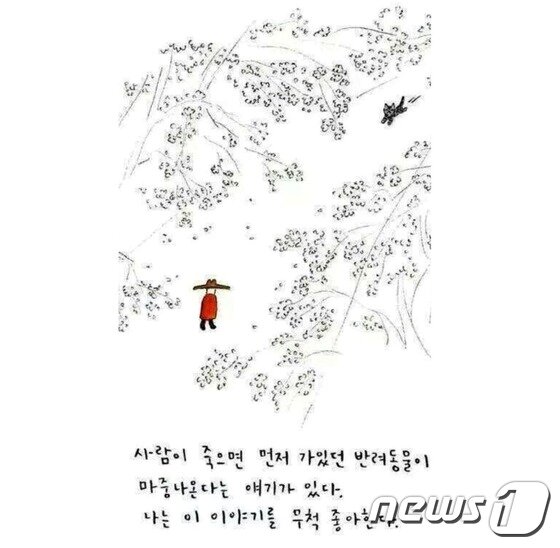 본문 이미지 - 임수정이 인스타그램에 올린 웹툰 스노우캣 삽화.ⓒ News1