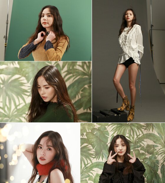 본문 이미지 - 민효린 화보 비하인드 컷이 공개됐다. ⓒ News1star/ JYP엔터테인먼트