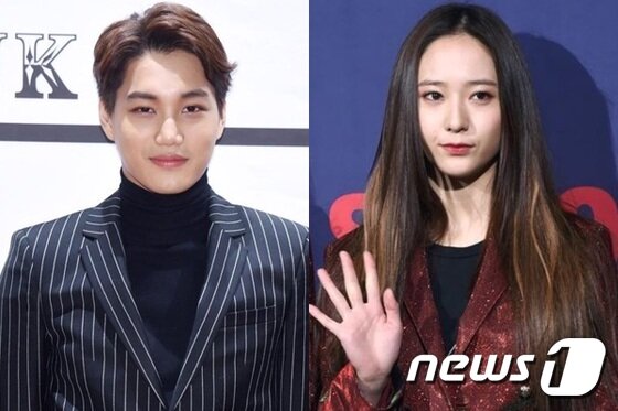 본문 이미지 - 카이와 크리스탈의 데이트 현장 사진이 유출됐다. ⓒ News1star / 권현진 기자