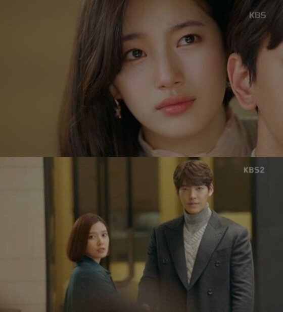 본문 이미지 - 김우빈, 임주은과 배수지, 임주환이 사자대면을 했다. ⓒ News1star / KBS2 '함부로 애틋하게' 캡처