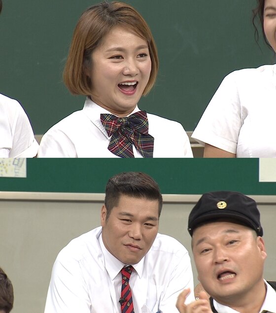 본문 이미지 - '아는 형님' 박나래가 서장훈을 당황하게 만들었다. ⓒ News1star / JTBC