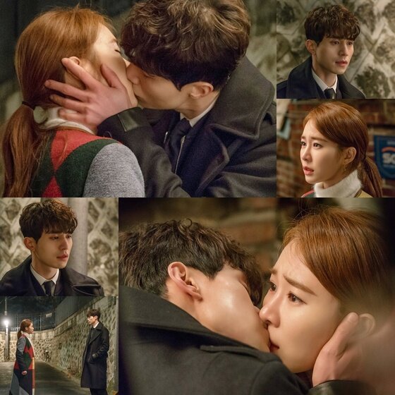 본문 이미지 - 10일 tvN 금토드라마 '쓸쓸하고 찬란하神-도깨비' 제작진은 지난 방송에서 보여줬던 이동욱, 유인나의 키스신 비하이드 컷을 공개해 눈길을 끌었다.  ⓒ News1star/ 화앤담픽쳐스 