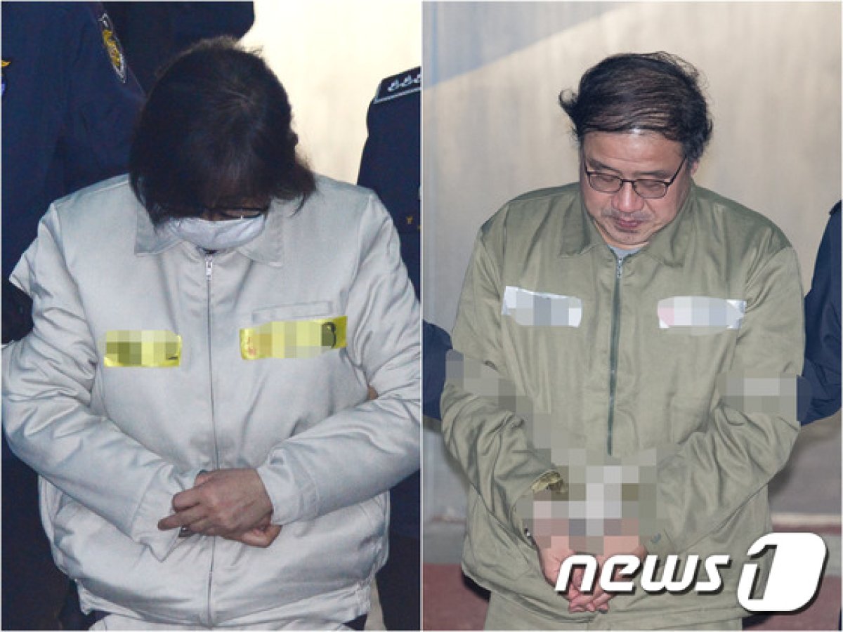 최순실씨(61), 안종범 전 청와대 정책조정수석(58)/뉴스1 © News1