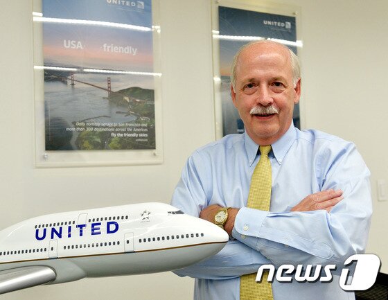본문 이미지 - 데이비드 럭(David Ruch) 유나이티드항공 한국지사장에게 여행은 '우리가 지구상에 존재하는 이유를 알게 해주는 것'이다.ⓒ News1 황기선 기자