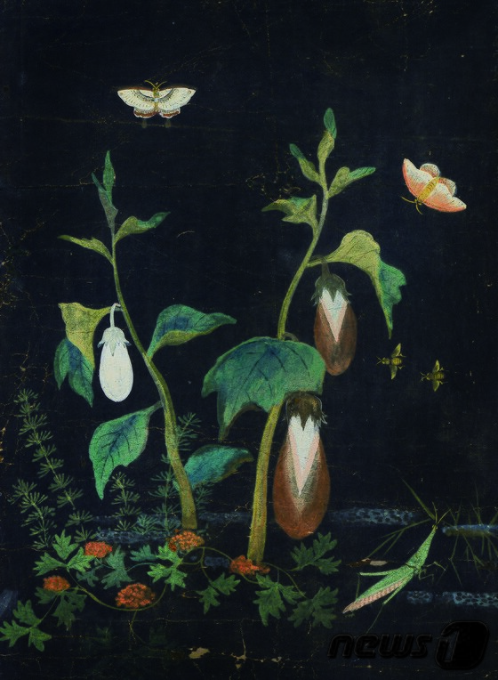 본문 이미지 - 신사임당, 초충도, 연도미상, 종이에 채색, 36x25cm ⓒ News1