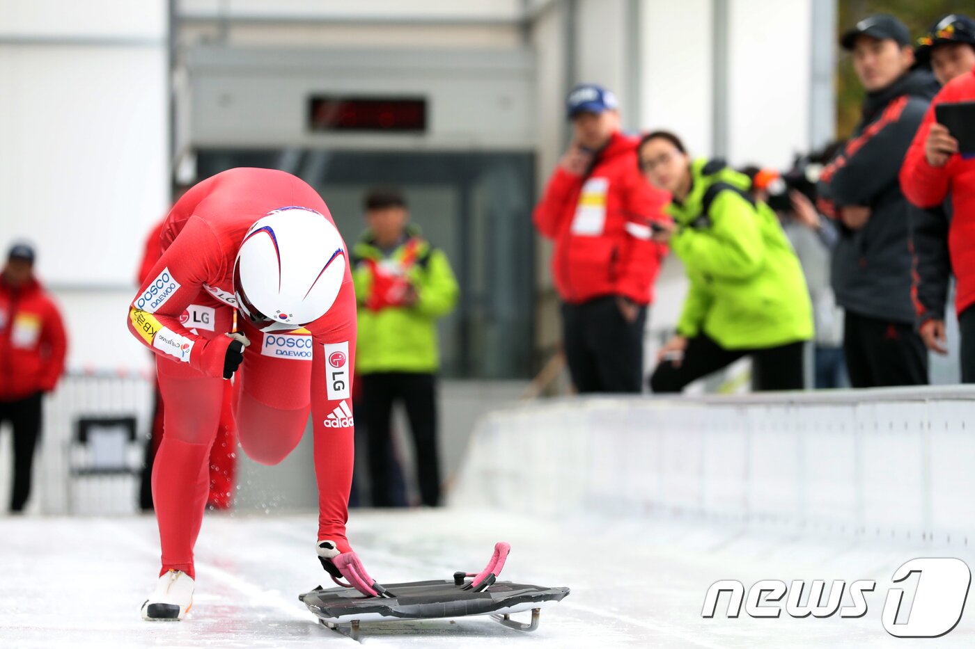 본문 이미지 - 한국 스켈레톤 국가대표팀 김은지/뉴스1 ⓒ News1 DB