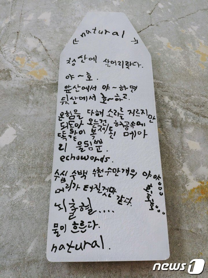 본문 이미지 - 유승호 개인전 작품. 2016.10.26/뉴스1 ⓒ News1 김아미 기자