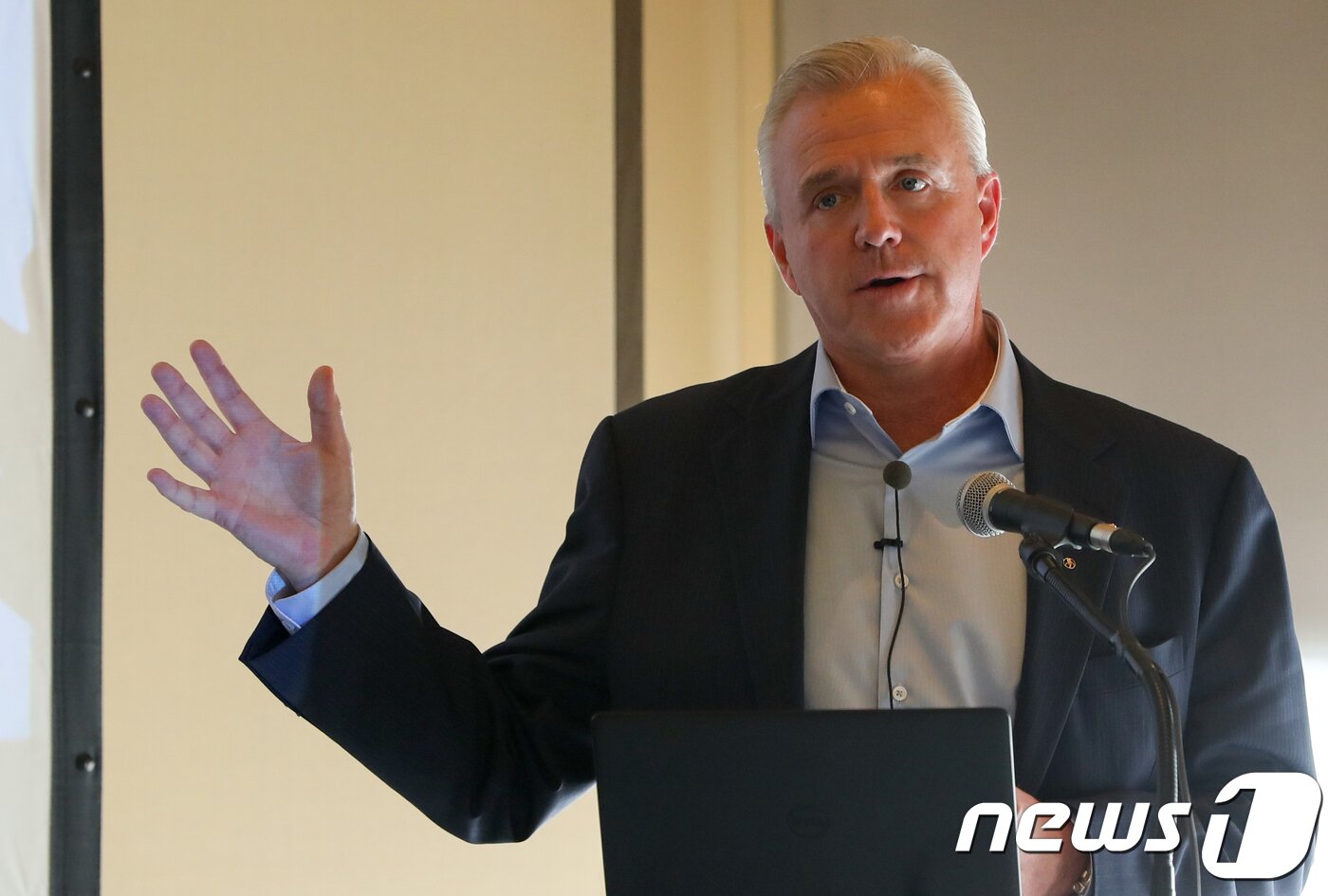 본문 이미지 - 미카엘 프란존 필립모리스인터내셔널 의학 담당 수석 /뉴스1 ⓒ News1 허경 기자