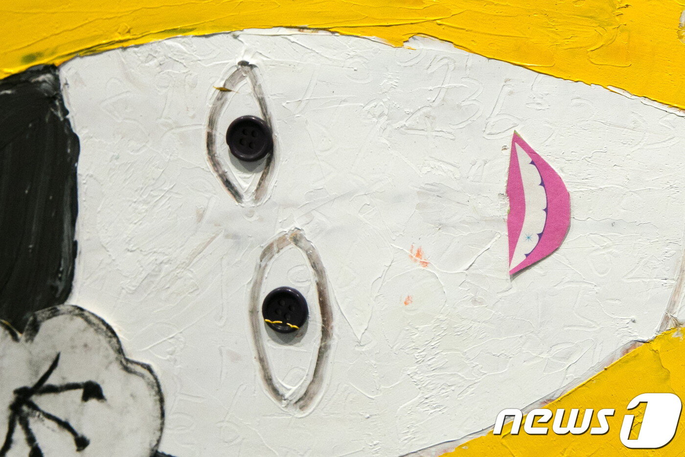 본문 이미지 - 오세열 &#39;무제&#39;&#40;크기 63x73cm&#41; 2017년작ⓒ News1
