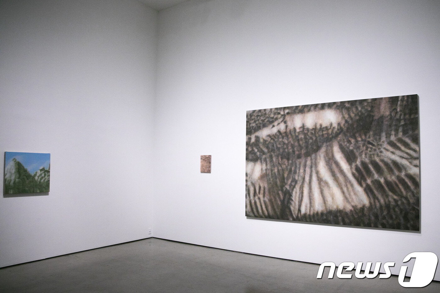 본문 이미지 - 정주영 개인전 '풍경의 얼굴' 전시전경ⓒ News1