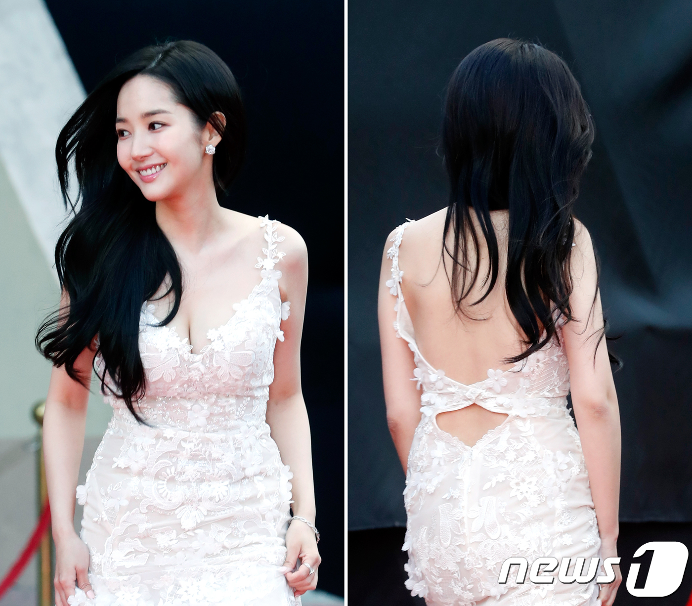 (서울=뉴스1) 권현진 기자 = 배우 박민영이 15일 오후 서울 잠실종합운동장 실내체육관에서 열린 2017 아시아 아티스트 어워즈(AAA) 레드카펫 행사에 참석해 아찔한 매력을 발 …