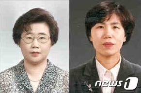 용산구 청백리공무원상 수상자인 박은주 팀장(왼쪽)과 박경자 팀장(용산구 제공)© News1