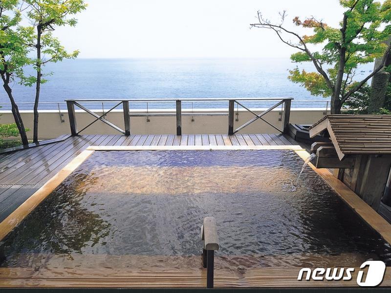 본문 이미지 - 바다 전망의 호텔 미마쓰 오에테이 . 씨트립코리아 제공.ⓒ News1