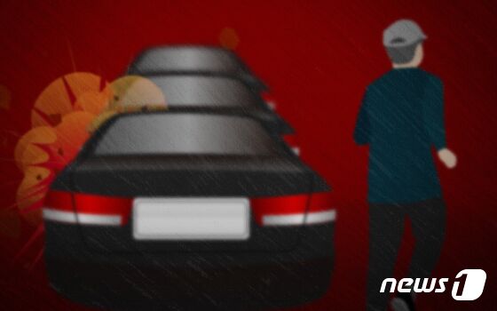 문경 중부내륙고속도로 진남터널서 차량 8대 연쇄추돌…인명 피해 없어