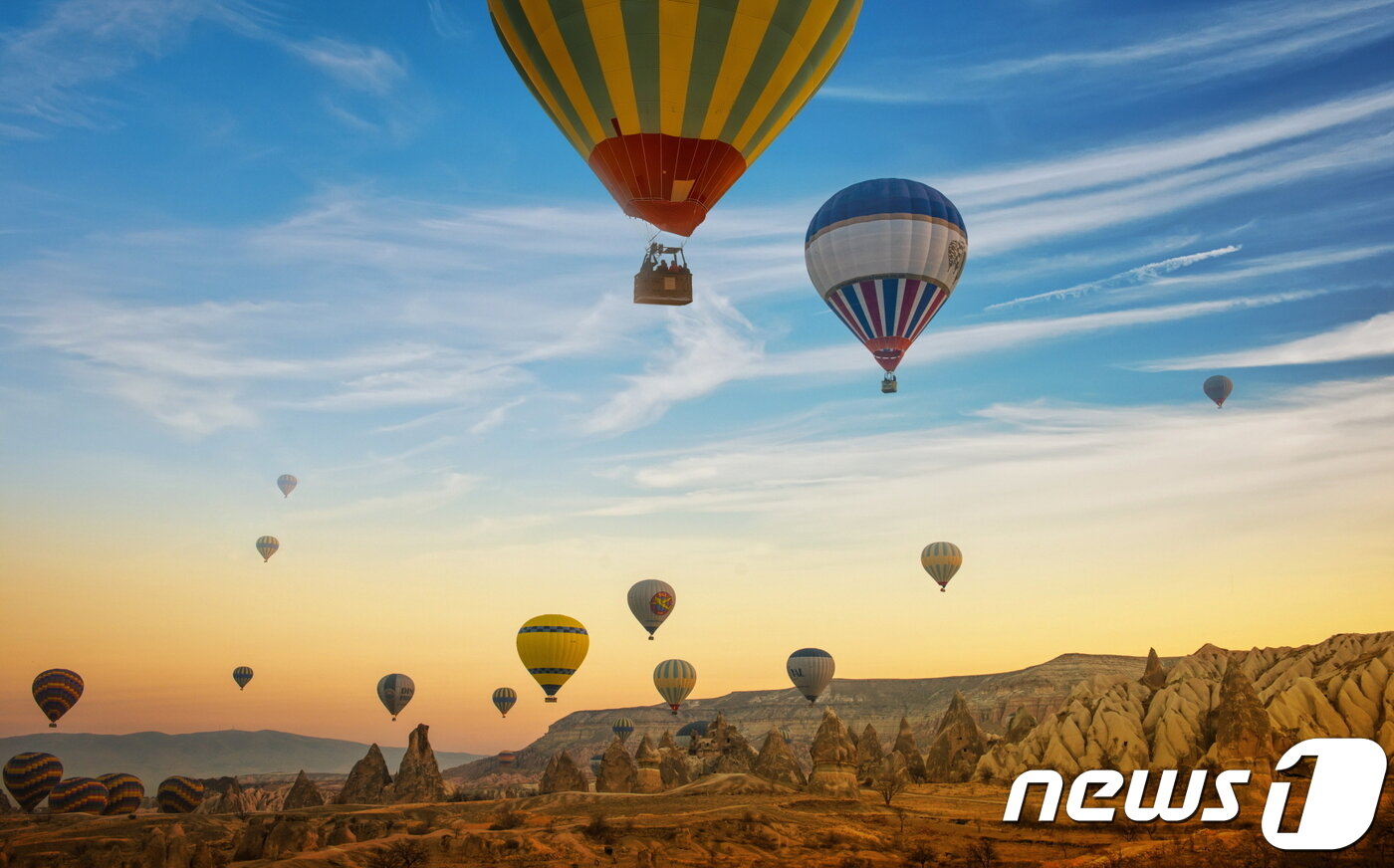 본문 이미지 - 카파도키아 열기구 투어. 터키문화관광부 제공.ⓒ News1