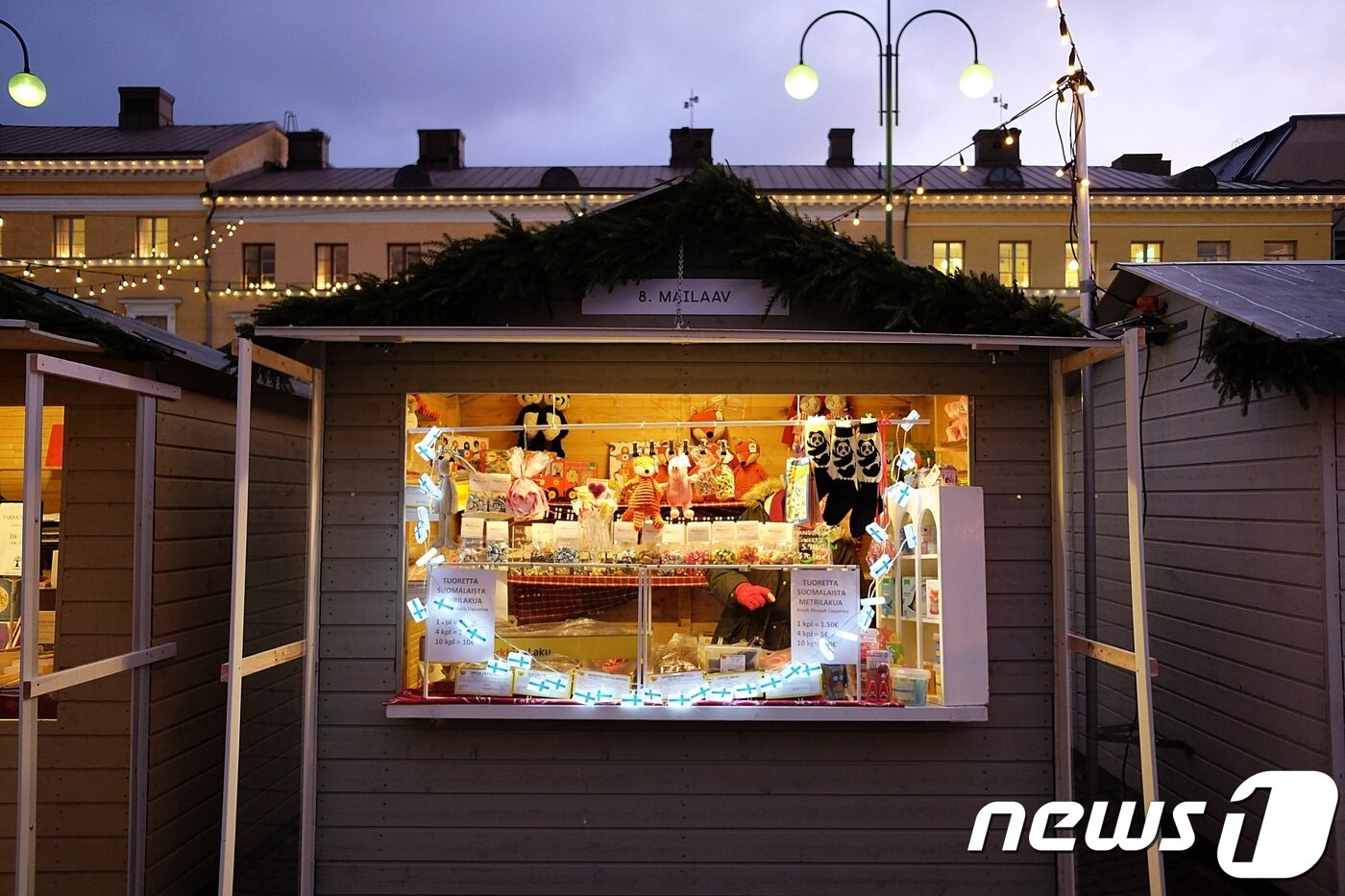 본문 이미지 - 아기자기한 크리스마스 장식이 눈에 띈다.ⓒ News1 윤슬빈 기자