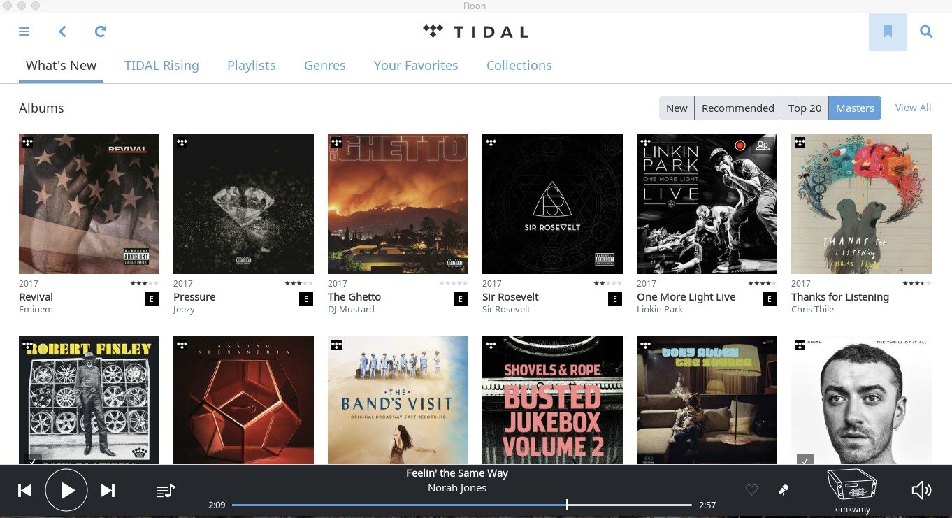 본문 이미지 - 룬에서 타이달을 실행한 화면(김편 제공)ⓒ News1