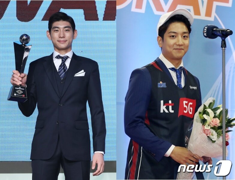 본문 이미지 - 신인상을 받은 이정후와 1순위로 프로에 데뷔한 허훈. /뉴스1 DB ⓒ News1