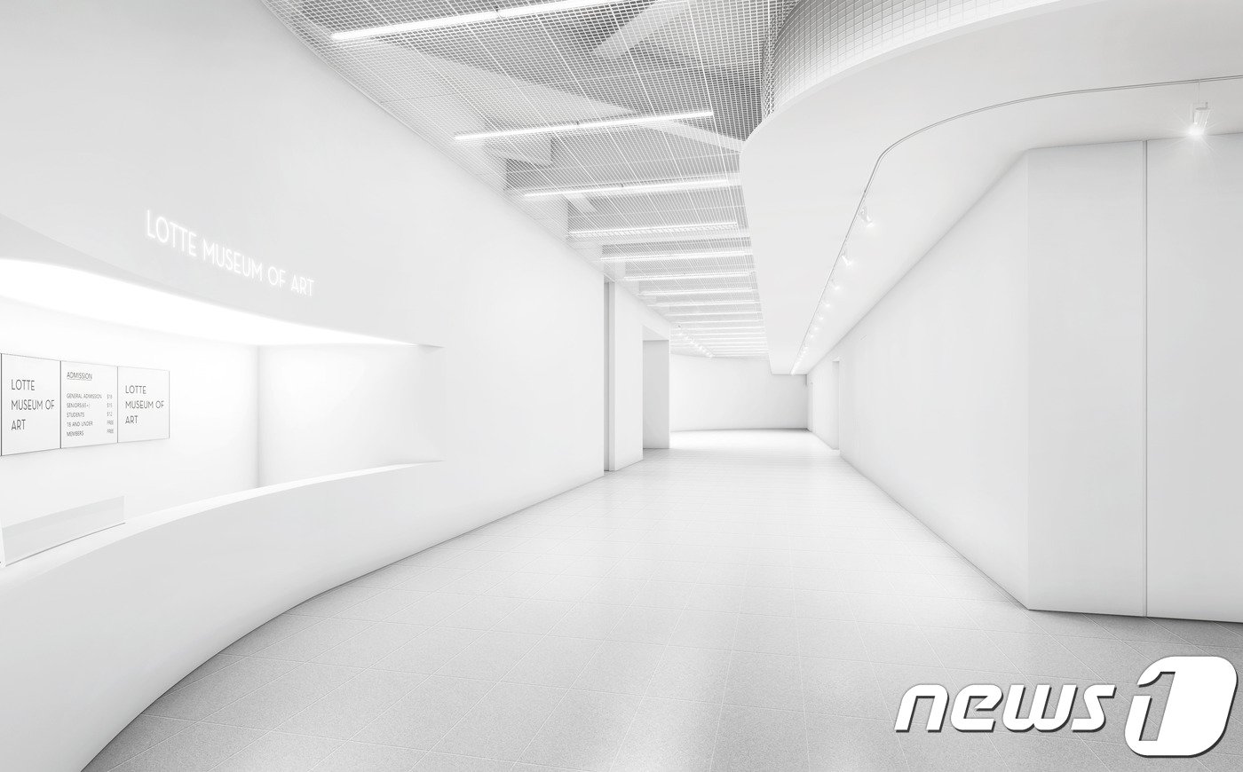 본문 이미지 - 롯데뮤지엄 실내공간 가상화면 (제공 롯데문화재단)ⓒ News1