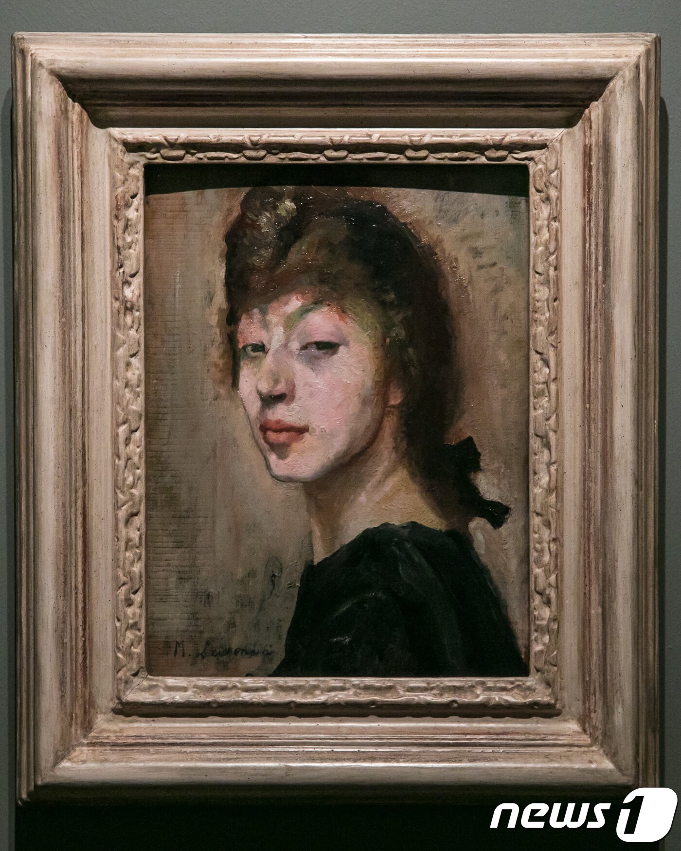 본문 이미지 - '자화상'은 마리 로랑생이 1905년에 그린 작품이다.  2017.12.8/뉴스1 ⓒ News1 박정환 기자