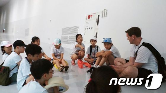 올해 여름방학에 열린 용산구 어린이 영어캠프(용산구 제공)© News1