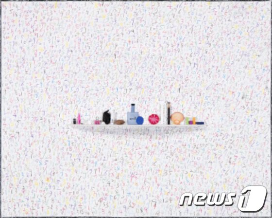 본문 이미지 - 무제 Untitled, 2016, 혼합매체 Mixed media, 80x100cm ⓒ News1