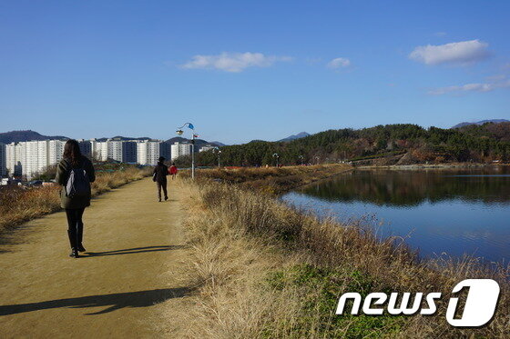본문 이미지 - 대구올레6코스_단산지ⓒ News1