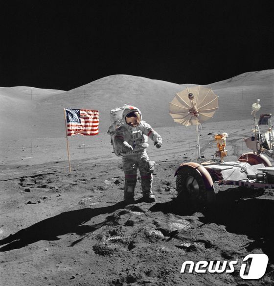 본문 이미지 - 1972년 12월 미항공우주국(NASA) 달 탐사. ⓒ AFP=뉴스1