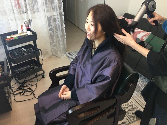 본문 이미지 -  메이크업·헤어는 유지영 실장님이 도와주셨습니다.ⓒ리프노트