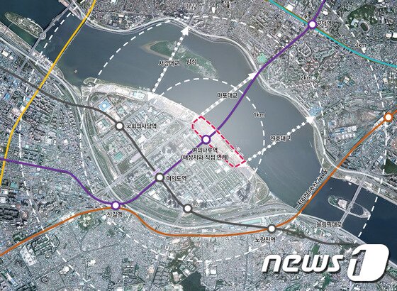본문 이미지 - 한강협력계획 지역적 위치도. (서울시 제공)/뉴스1 ⓒ News1